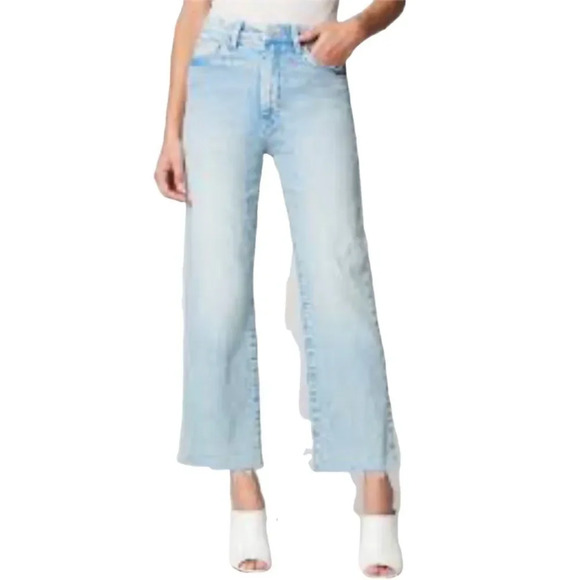 NWT Blank NYC The Baxter Ribcage Jean RARE Sz 30 Rare Light wash 90s vibes - Picture 3 of 6